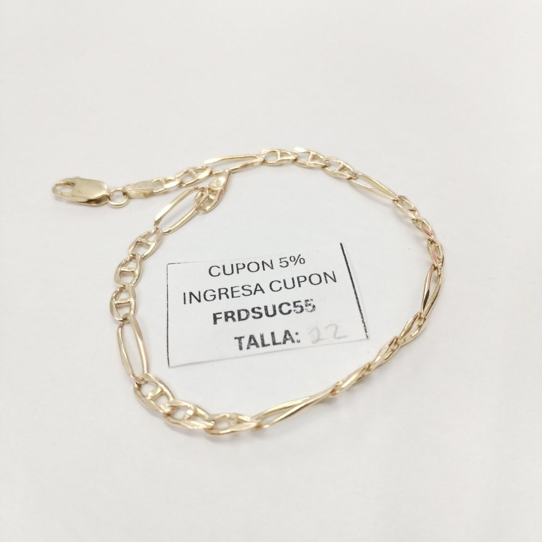 PULSERA ORO 14 K 7.1 GRMS (SEMINUEVO)