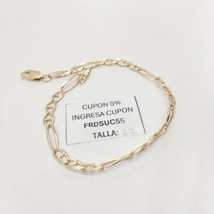 PULSERA ORO 14 K 7.1 GRMS (SEMINUEVO)