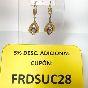 ARETES PAR ORO 10 K 4.7 GRMS (SEMINUEVO)