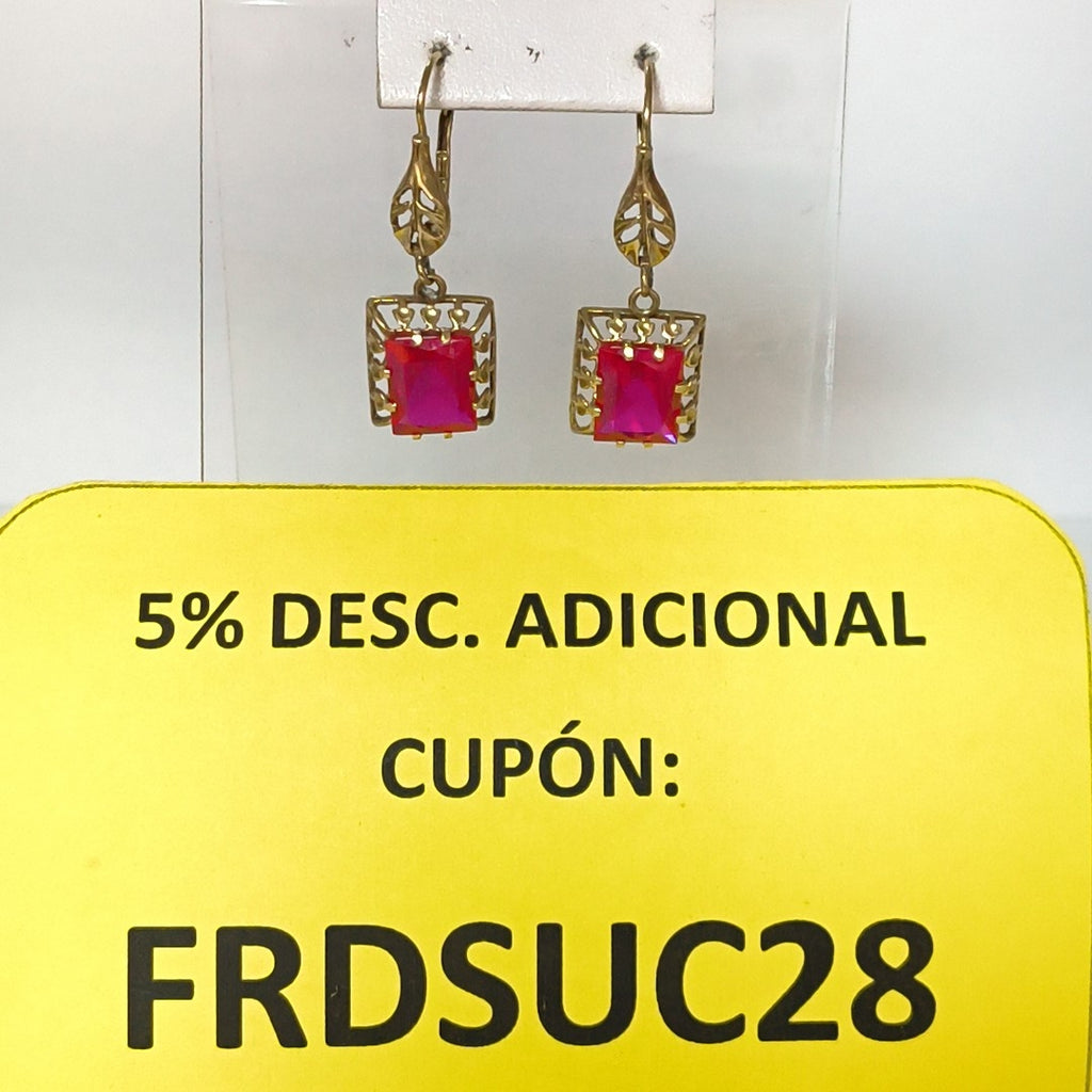 ARETES PAR ORO 10 K 4.7 GRMS (SEMINUEVO)