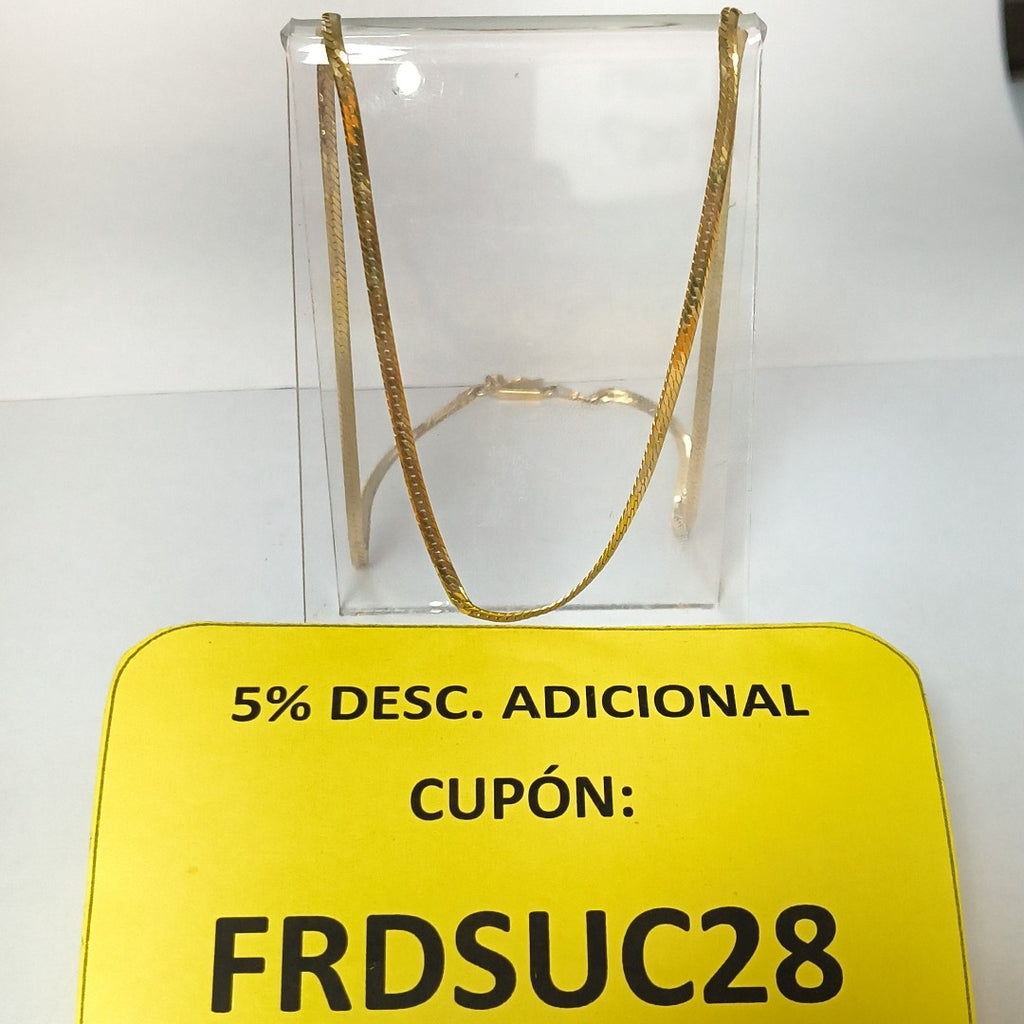CADENA ORO 14 K 5.7 GRMS (SEMINUEVO)