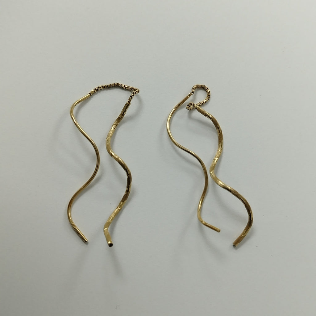 VIOLADORES PAR ORO 14 K 2.2 GRMS (SEMINUEVO)