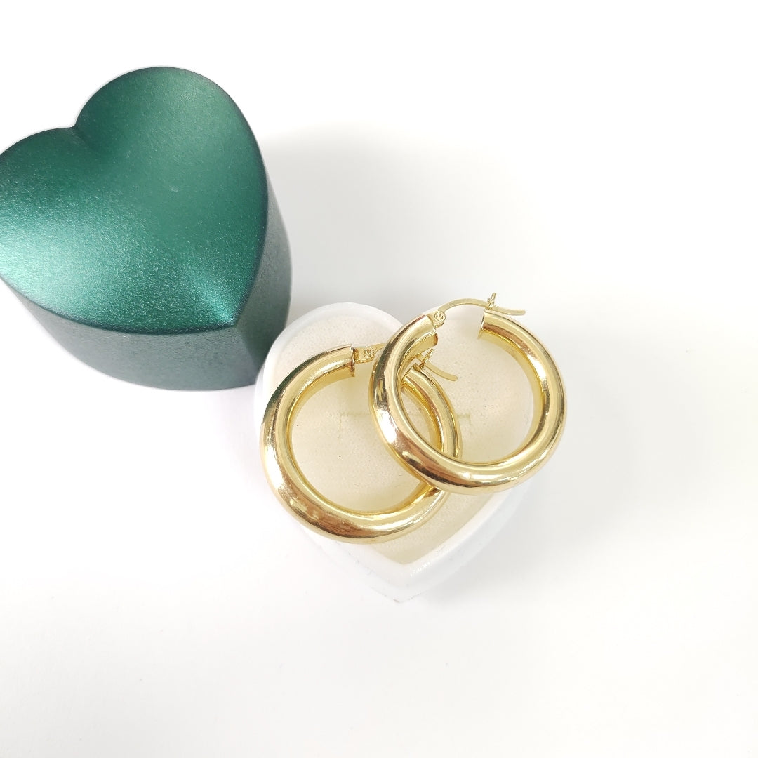 ARRACADAS PAR ORO 14 K 4.2 GRMS (SEMINUEVO)