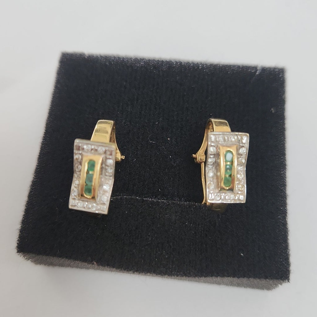 ARRACADAS PAR ORO 14 K 6.5 GRMS (SEMINUEVO)