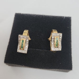 ARRACADAS PAR ORO 14 K 6.5 GRMS (SEMINUEVO)