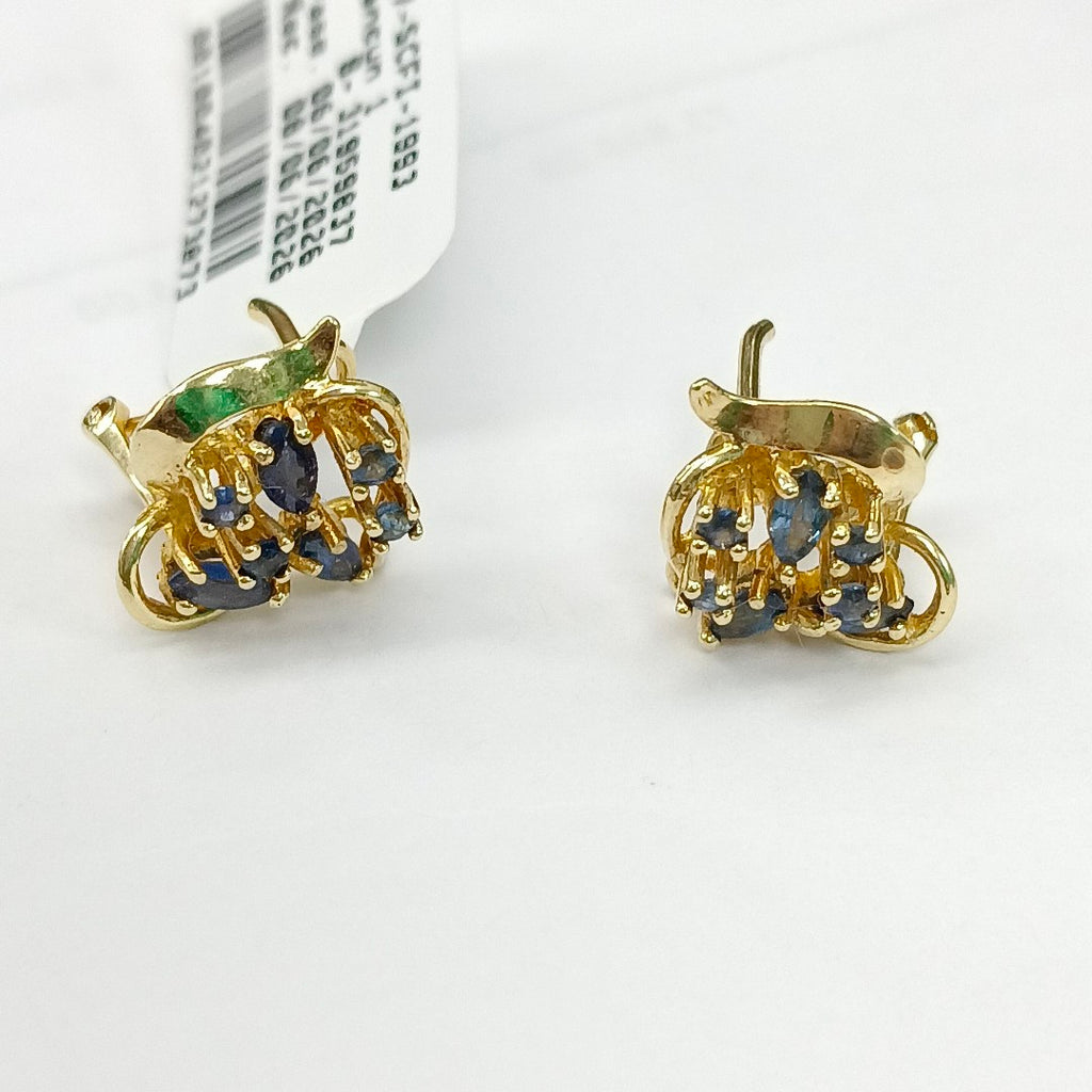 ARETES PAR ORO 14 K 3.7 GRMS (SEMINUEVO)