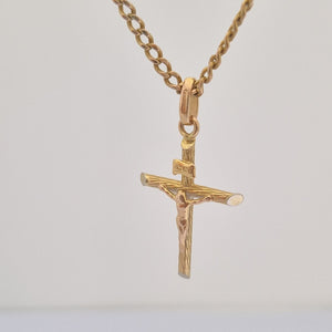 CRUCIFIJO ORO 14 K 1.3 GRMS (SEMINUEVO)