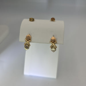 BROQUELES PAR ORO,ORO COMBINADO 10 K 1,80 GRMS (SEMINUEVO)