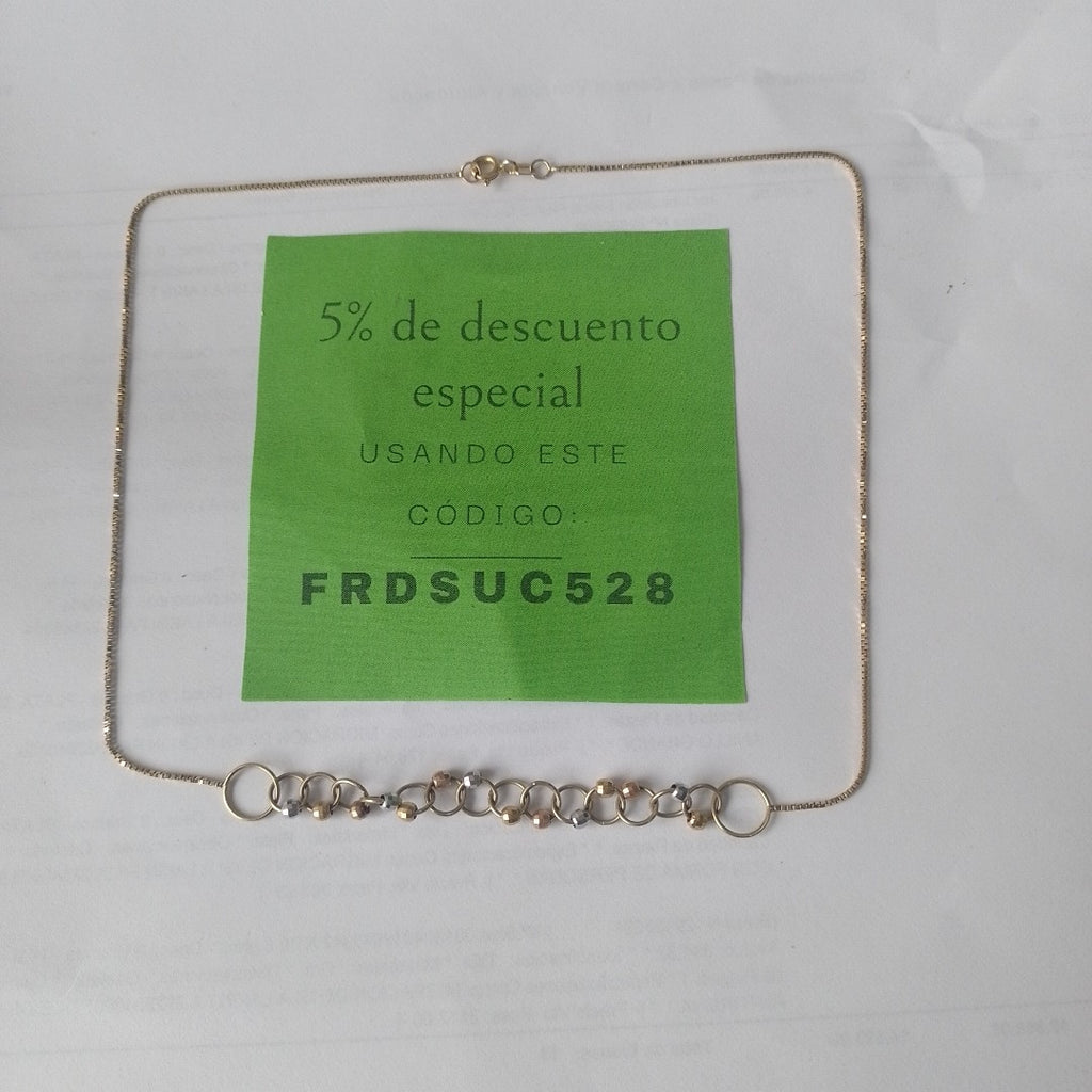 COLLAR ORO 14 K 3.7 GRMS (SEMINUEVO)
