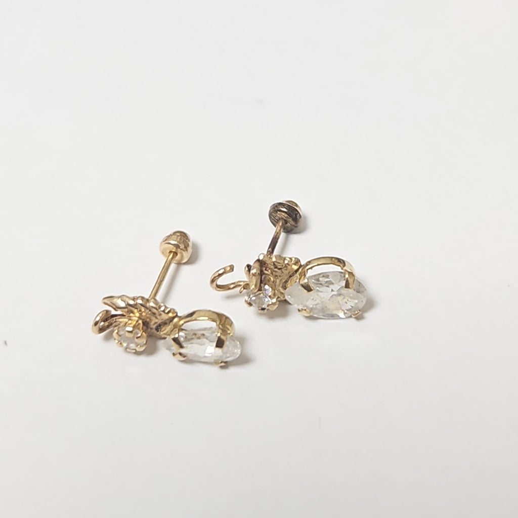 ARETES PAR ORO 10 K 0,60 GRMS (SEMINUEVO)