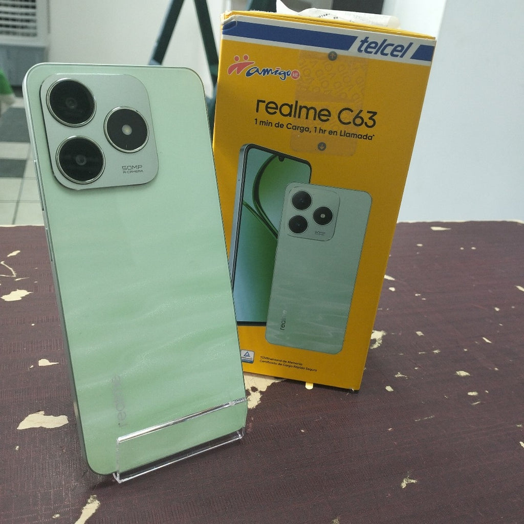 CELULAR REALME C63 RMX3939 (2024) 256 GB 8 GB RAM (SEMINUEVO)
