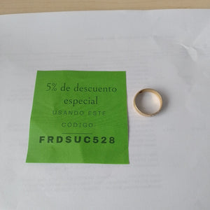 ARGOLLA ORO 14 K 3 GRMS (SEMINUEVO)