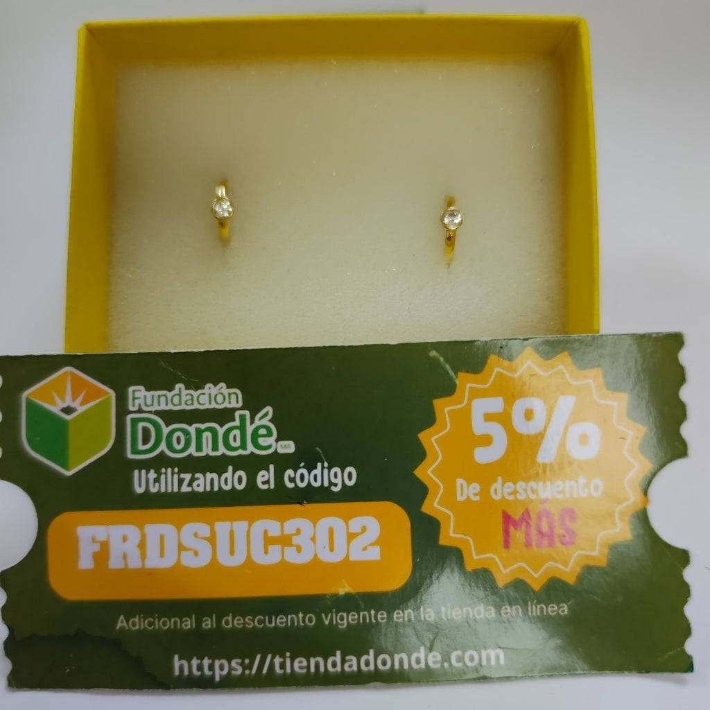 HUGGIES ORO 14K 1.5 (NUEVO)