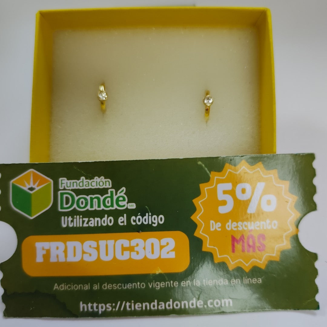 HUGGIES ORO 14K 1.5 (NUEVO)