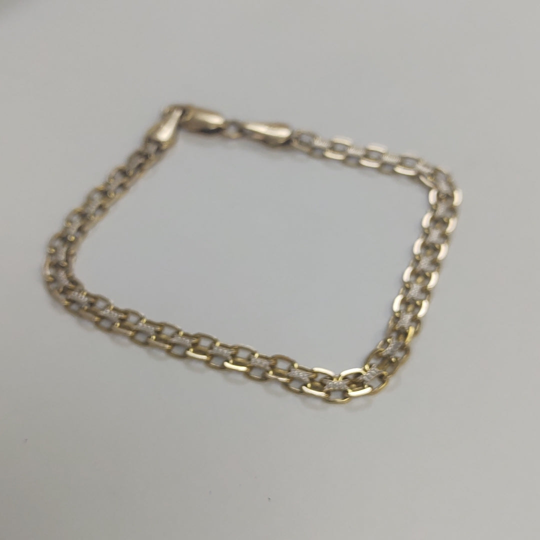 PULSERA ORO,RODIADO 14 K 5,10 GRMS (SEMINUEVO)