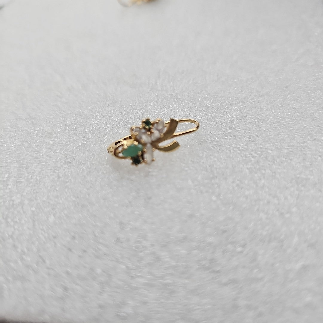 ARETES PAR ORO 14 K 3.1 GRMS (SEMINUEVO)