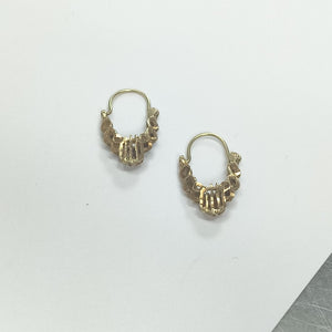 ARRACADAS PAR ORO 8 K 2,00 GRMS (SEMINUEVO)