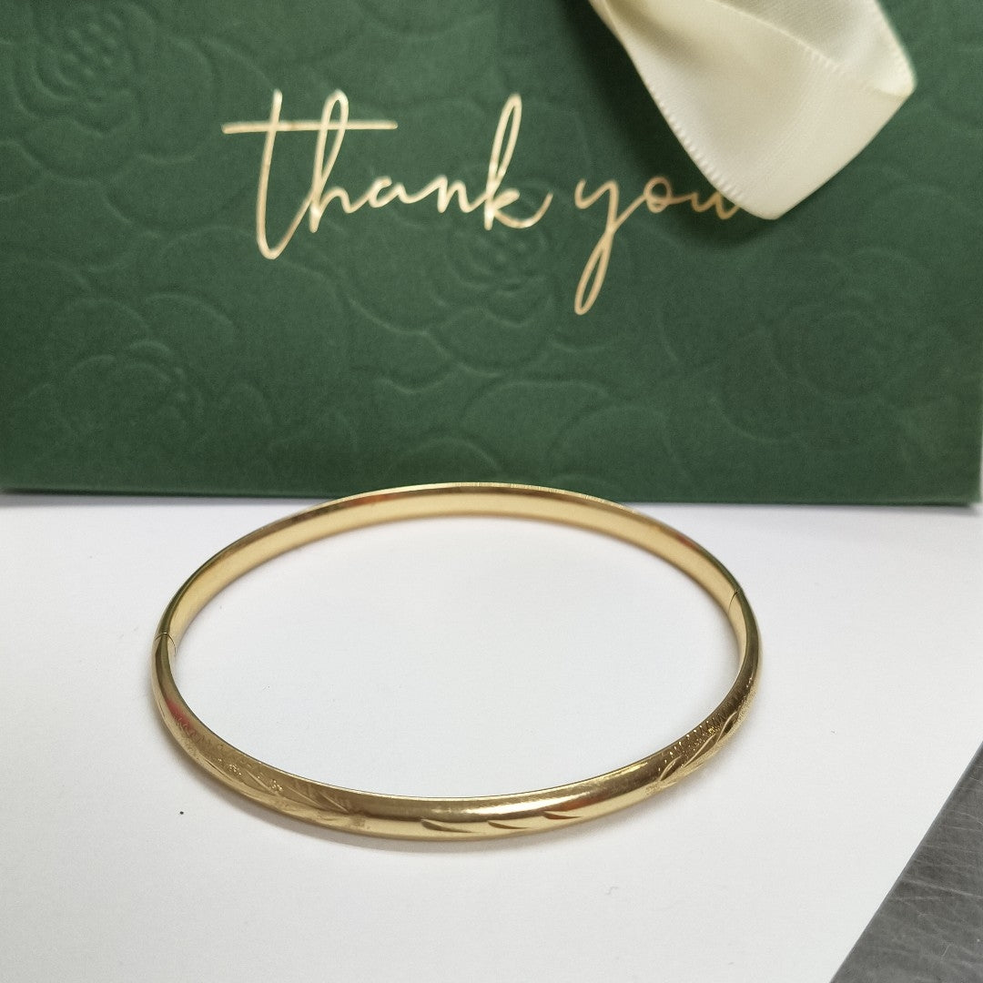 PULSERA RIGIDA ORO 14 K 5,00 GRMS (SEMINUEVO)