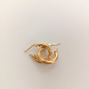 ARRACADAS PAR ORO 18 K 1,70 GRMS (SEMINUEVO)