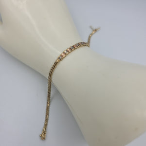 PULSERA ORO, ORO COMBINADO 14 K 6.5 GRMS (SEMINUEVO)