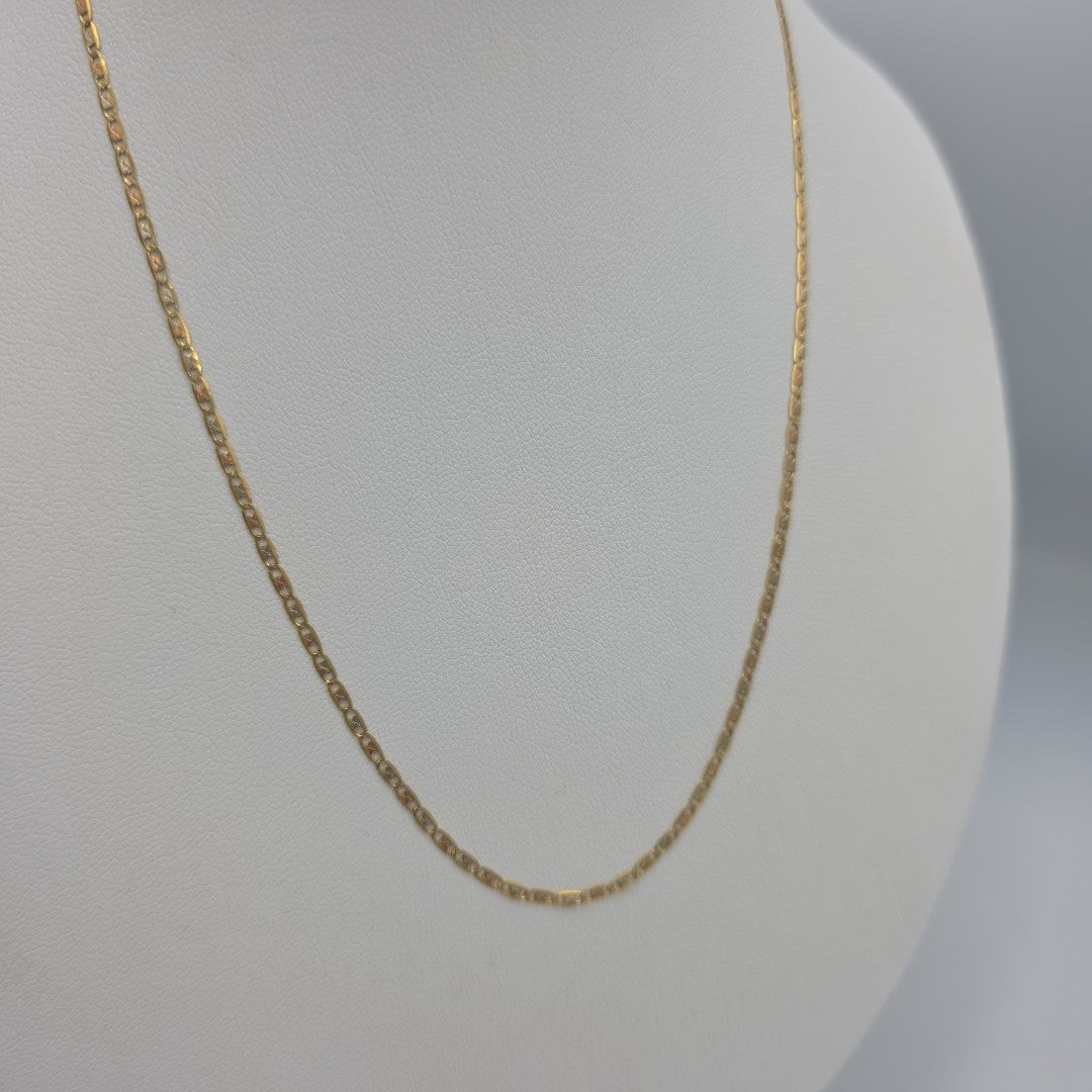 CADENA ORO, ORO COMBINADO 10 K 2 GRMS (SEMINUEVO)