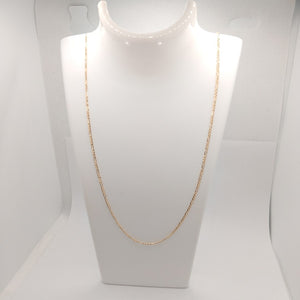 CADENAS 3X1 ORO 14K 55 CM 4 GR (NUEVO)