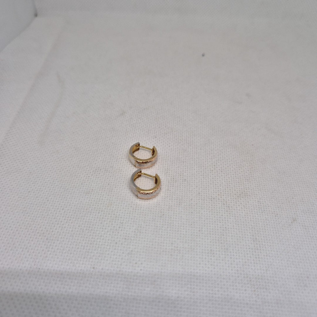 ARRACADAS PAR ORO COMBINADO 14 K 1,10 GRMS (SEMINUEVO)