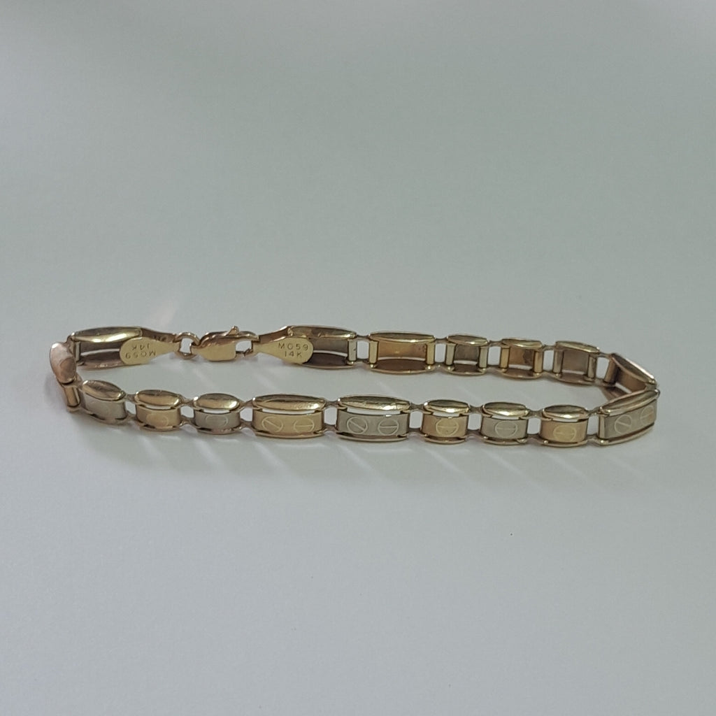 PULSERA ORO 14 K 8.8 GRMS (SEMINUEVO)