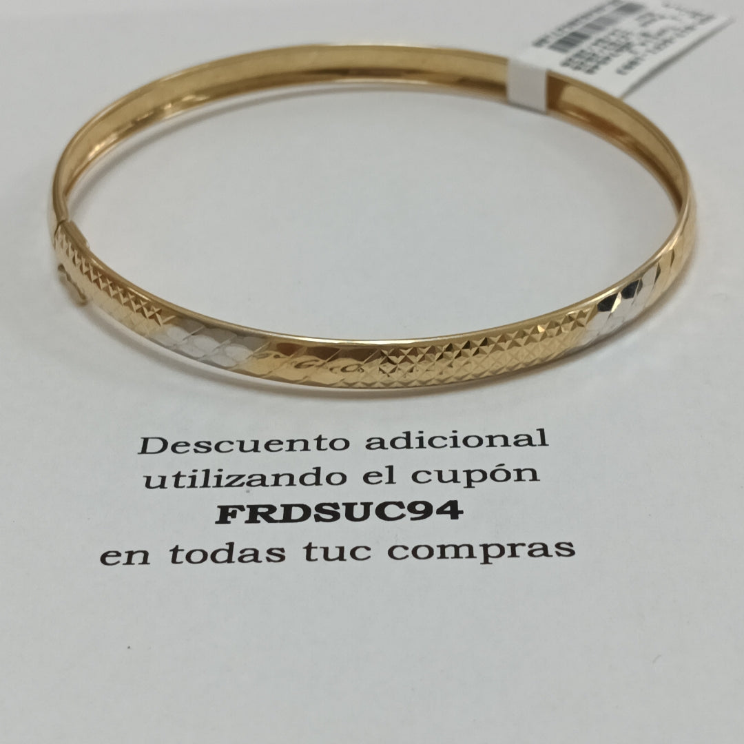 PULSERA RIGIDA ORO 14 K 4.1 GRMS (SEMINUEVO)