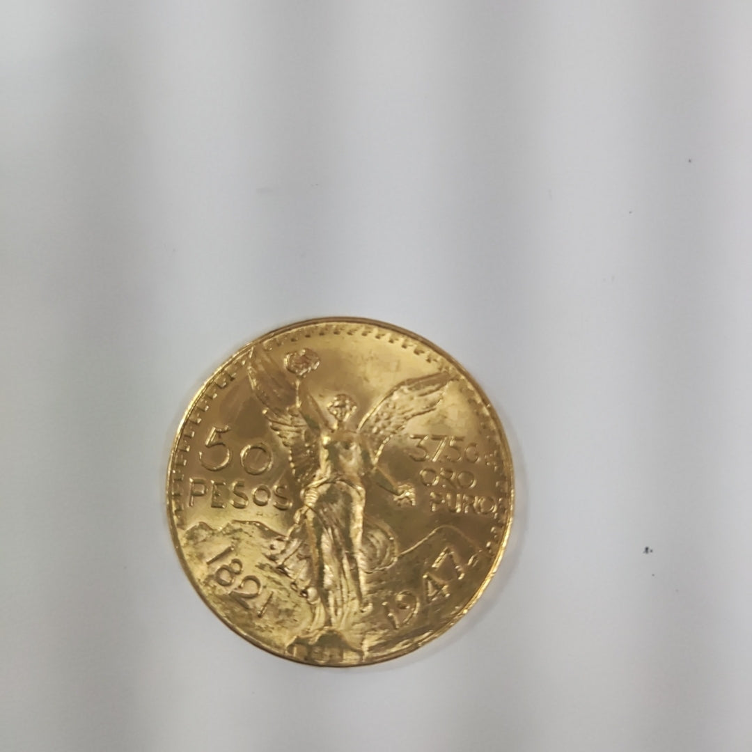 K1 41.6 GRMS 21 K IDENTIFICACIÓN MONEDA NOMINATIVA MONEDAS PESOS 50 PESOS (SEMINUEVO)