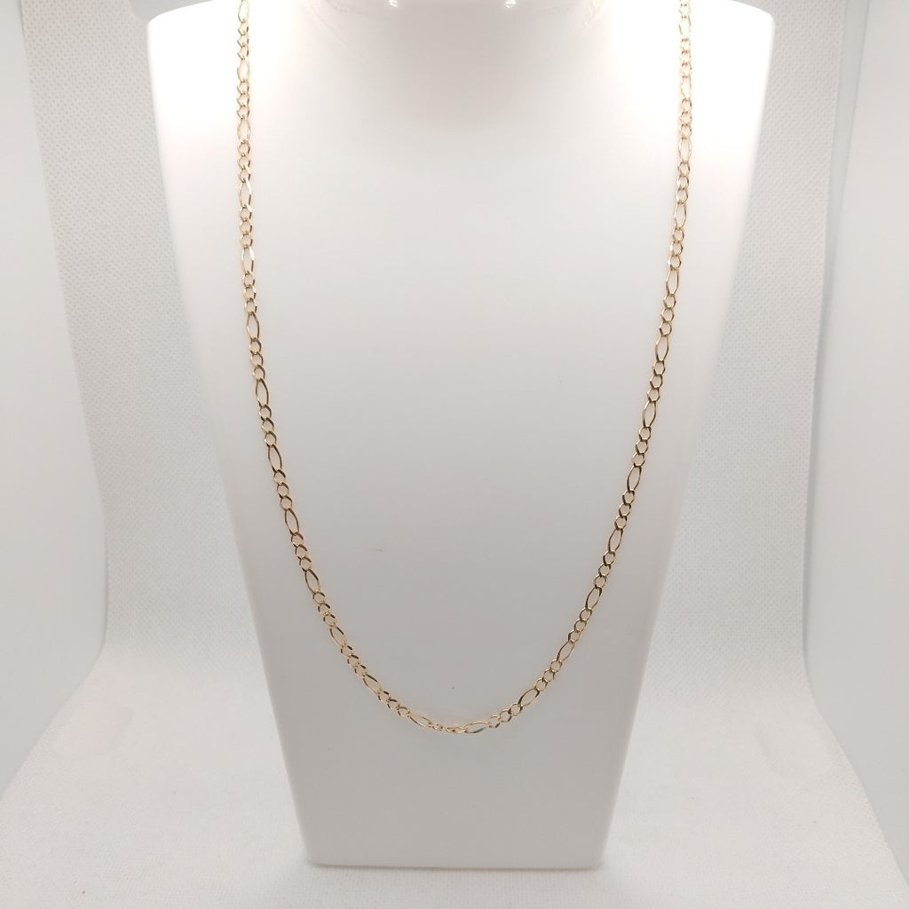 CADENAS TEJIDO 3X1 ORO 10K 60 CM 4.5 GR (NUEVO)