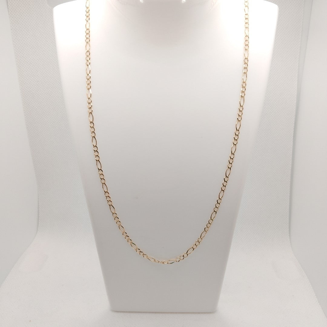 CADENAS TEJIDO 3X1 ORO 10K 60 CM 4.5 GR (NUEVO)