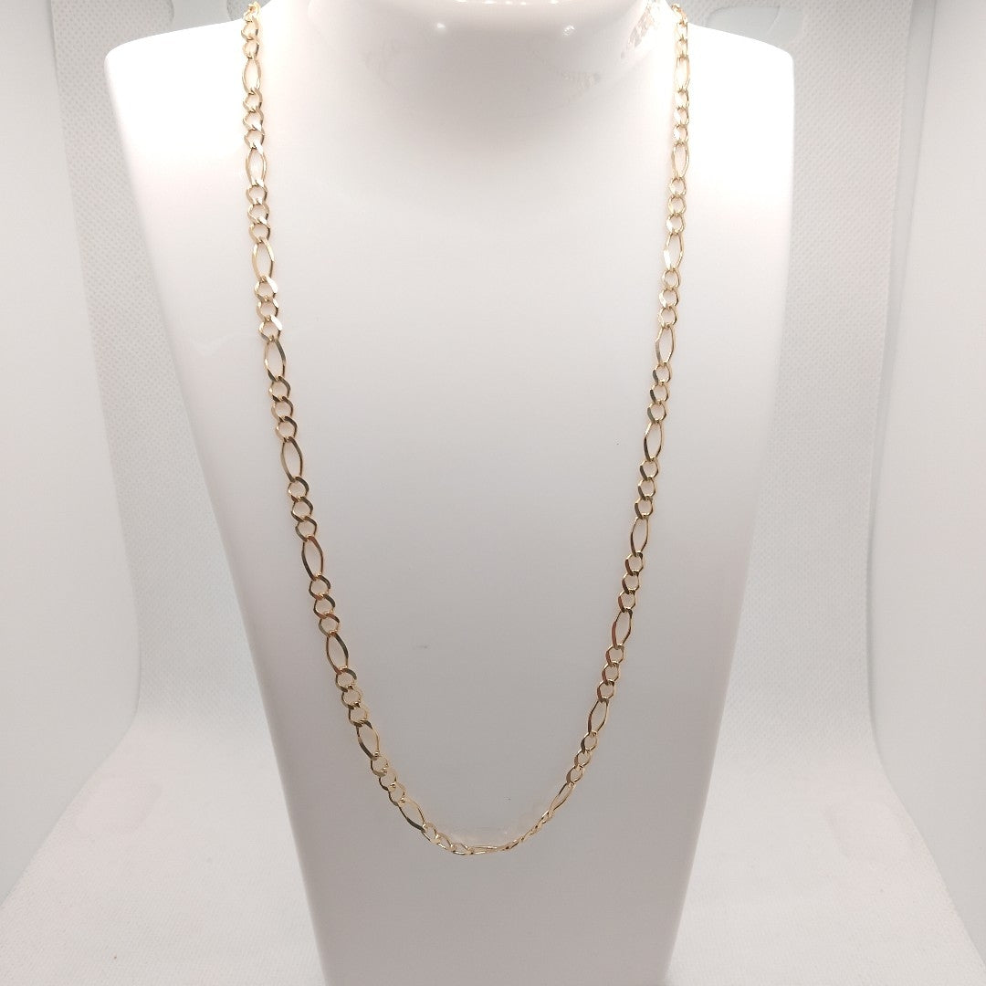 CADENAS TEJIDO 3X1 ORO 10K 50 CM 6.4 GR (NUEVO)