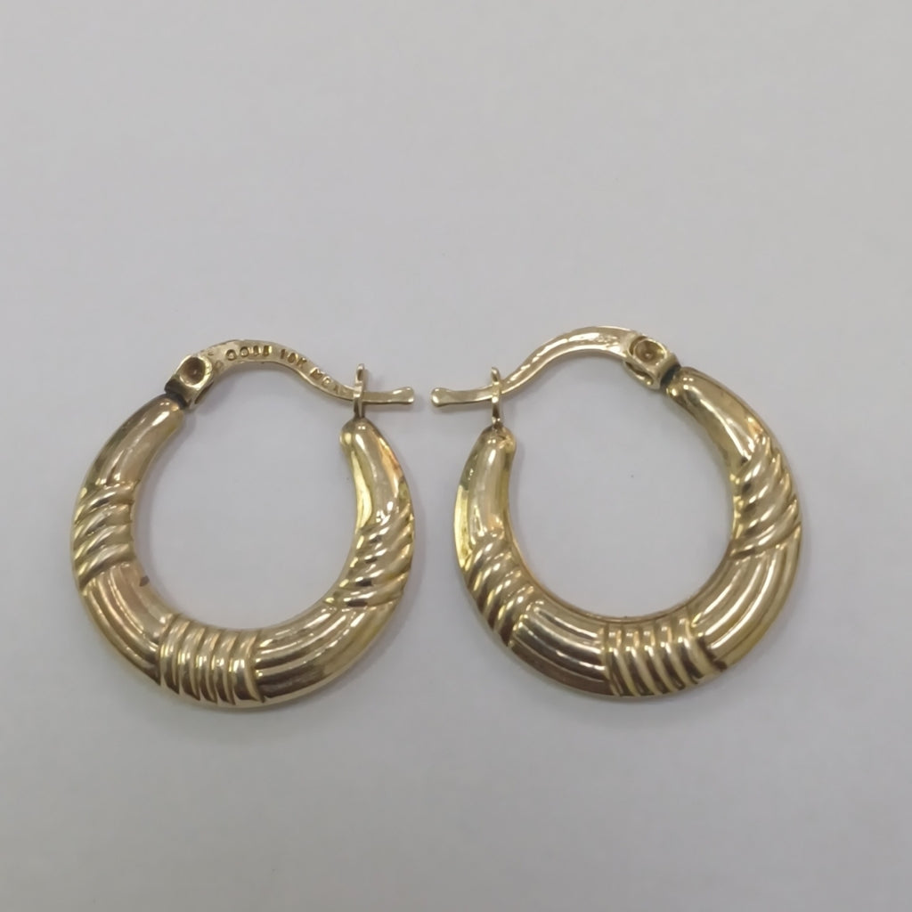 ARRACADAS PAR ORO 10 K 1,90 GRMS (SEMINUEVO)