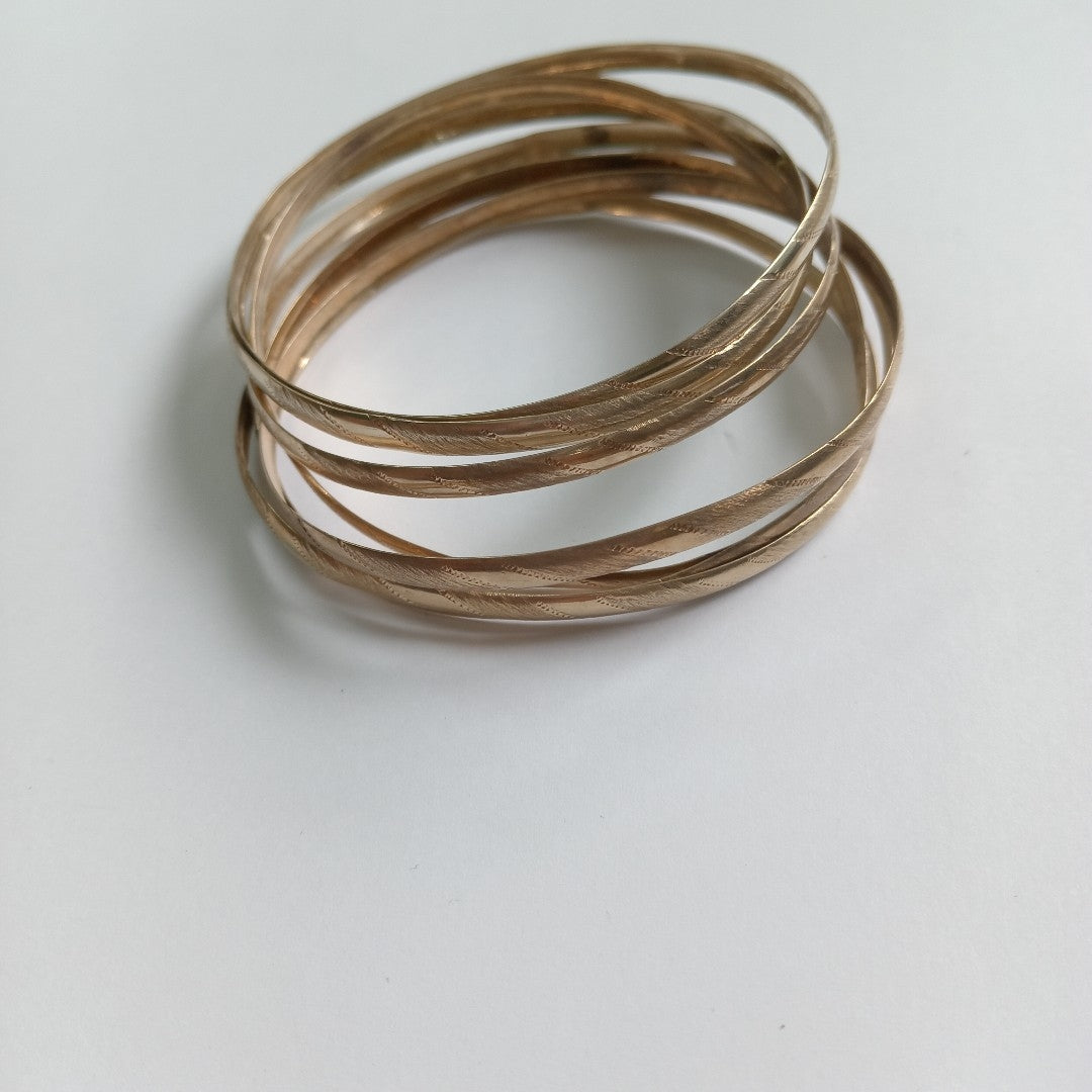 SEMANARIO DE PULSERAS ORO 10 K 20,30 GRMS (SEMINUEVO)