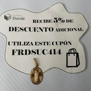 MEDALLA RELIGIOSA ORO 10 K 1.4 GRMS (SEMINUEVO)