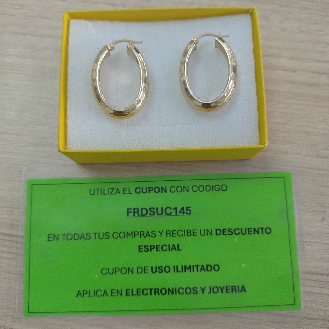 ARRACADAS PAR ORO 14 K 4,60 GRMS (SEMINUEVO)