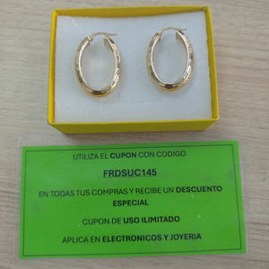 ARRACADAS PAR ORO 14 K 4,60 GRMS (SEMINUEVO)