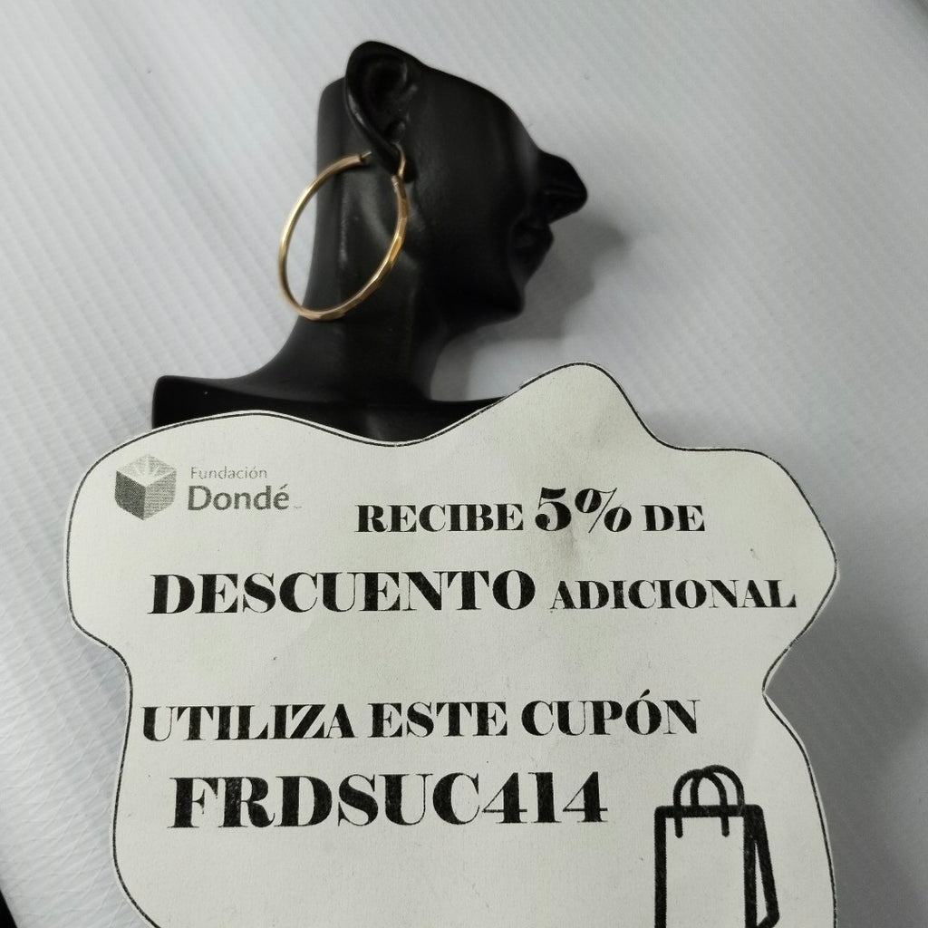 ARRACADAS PAR ORO 10 K 1.8 GRMS (SEMINUEVO)