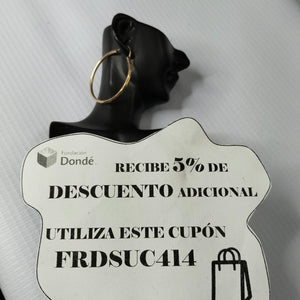 ARRACADAS PAR ORO 10 K 1.8 GRMS (SEMINUEVO)