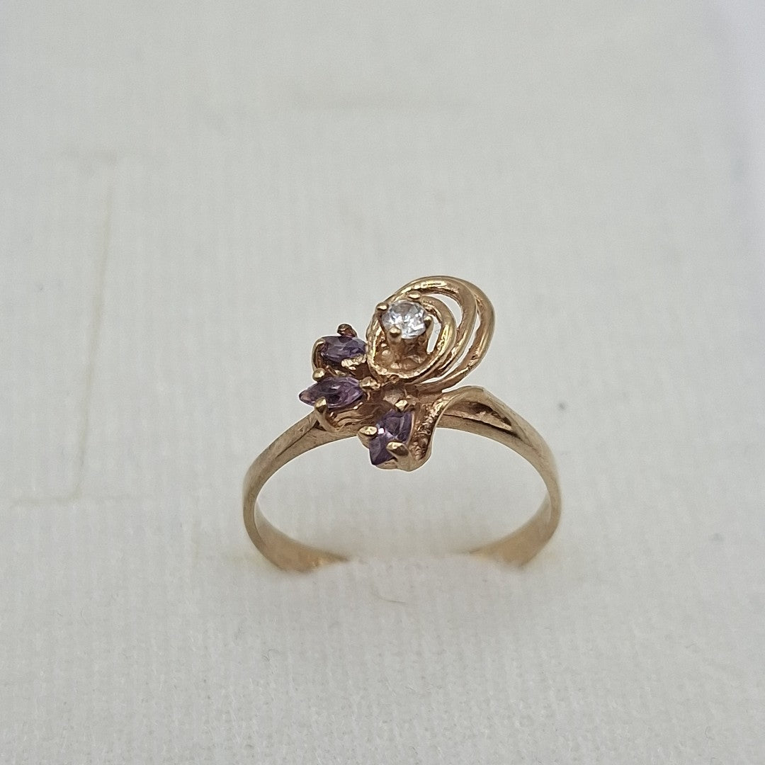 ANILLO ORO 10 K 2.3 GRMS (SEMINUEVO)
