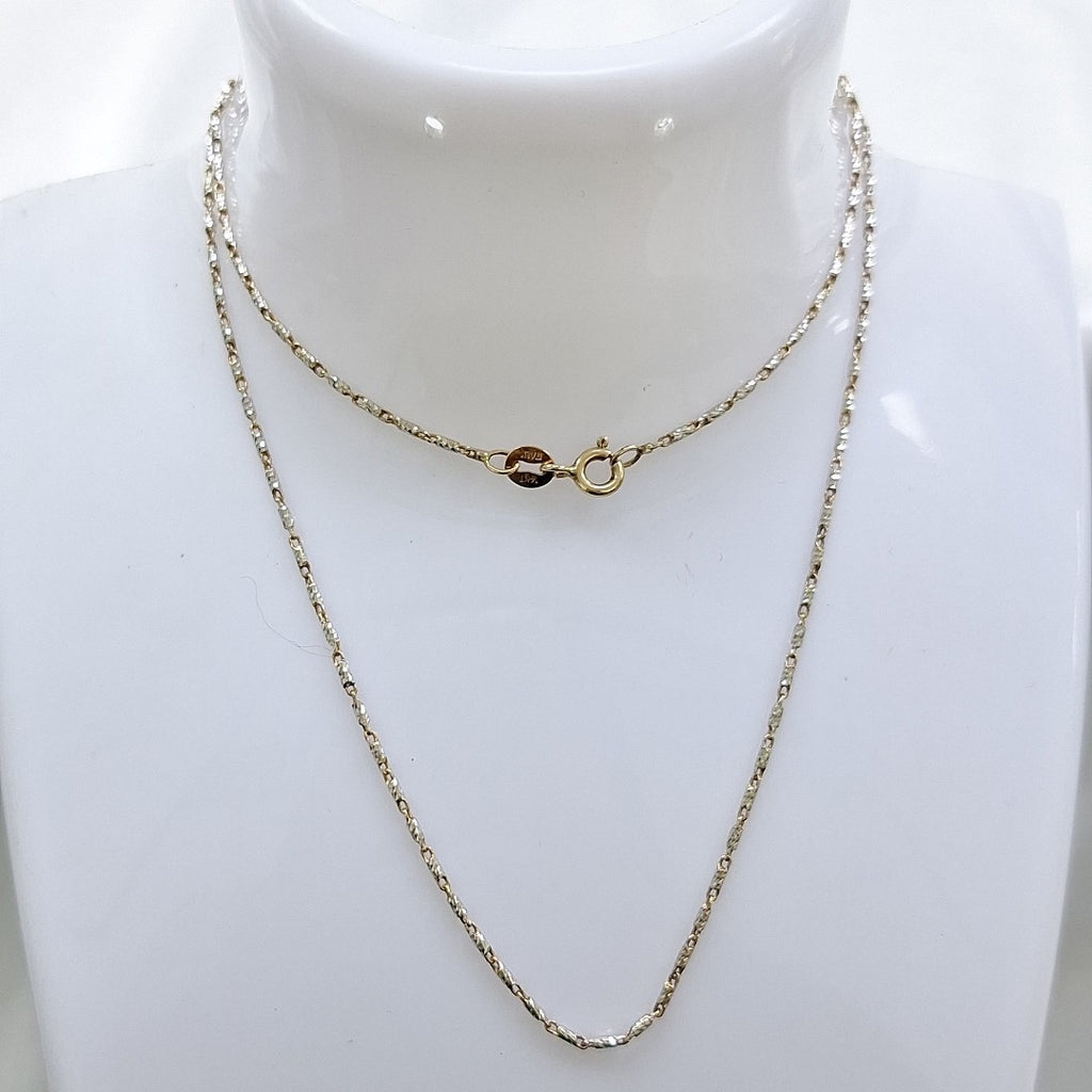 CADENA ORO COMBINADO 14 K 4,30 GRMS (SEMINUEVO)
