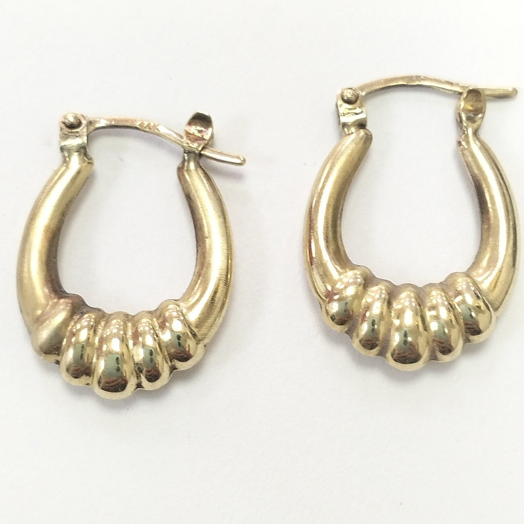 ARETES PAR ORO 14 K 1.7 GRMS (SEMINUEVO)