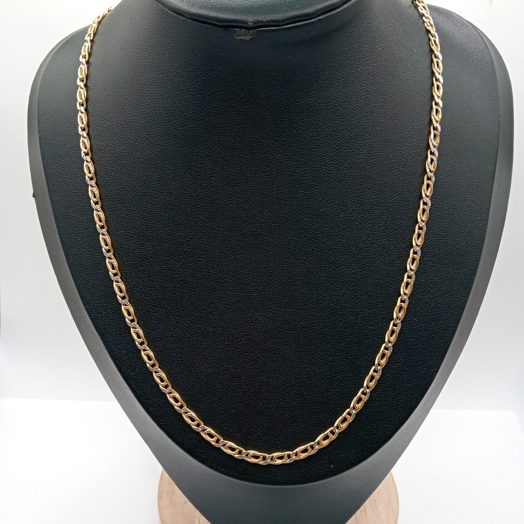 CADENA ORO,RODIADO 14 K 5,80 GRMS (SEMINUEVO)