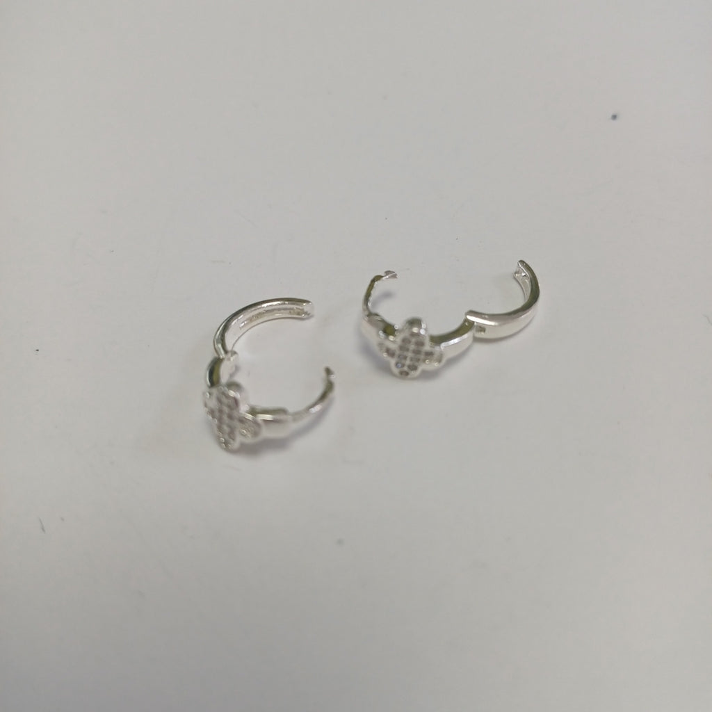 ARRACADAS C/CIRCONIAS PLATA .925 1.9 GR (NUEVO)