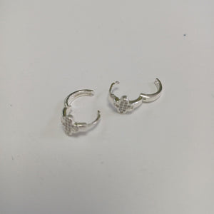 ARRACADAS C/CIRCONIAS PLATA .925 1.9 GR (NUEVO)