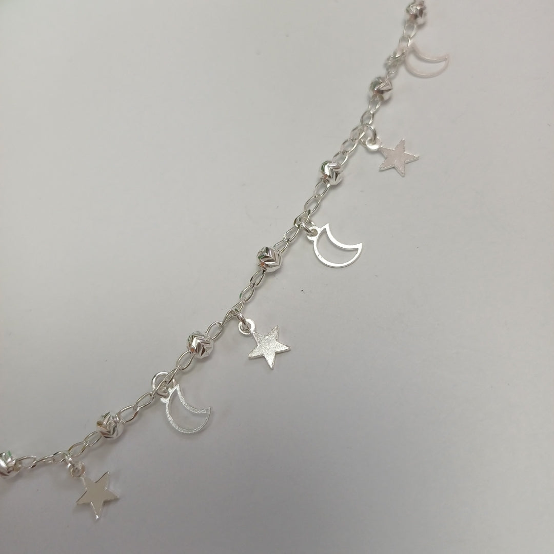 PULSERA TEJIDO TEJIDO ESPECIAL PLATA .925 18 CM 3.1 GR (NUEVO)