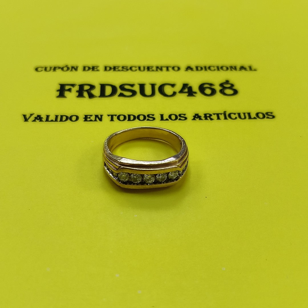 ANILLO ORO 10 K 7,20 GRMS (SEMINUEVO)