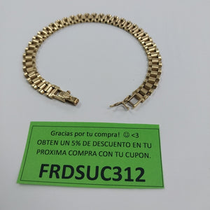 PULSERA ORO 14 K 17.1 GRMS (SEMINUEVO)