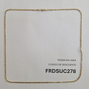 CADENA ORO 10 K 6.8 GRMS (SEMINUEVO)